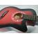 Chitara clasica din lemn ideallstore®, cutaway country red, set de corzi incluse, 95 cm, rosu