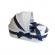Trusou botez in landou si lumanare cu ingeras, decor bleumarin denikos® 112