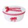 Set trusou botez, cutie trusou si lumanare, dantela si ursuleti, decor rosu,