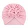 Caciulita tip turban cu floare din saten aplicata (marime disponibila: 6-9 luni