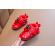 Pantofi imblaniti rosii - cirese (marime disponibila: marimea 22)
