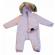 Combinezon subtire din fas cu blanita (marime disponibila: 3 luni, culoare: