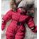 Combinezon subtire din fas cu blanita (marime disponibila: 3 luni, culoare:
