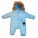 Combinezon subtire din fas cu blanita (marime disponibila: 3 luni, culoare: