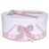 Cutie trusou botez dantela roz pudra si fundite asortate, denikos® 812