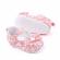 Pantofiori albi cu floricele rosii (marime disponibila: 9-12 luni (marimea 20