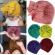 Caciulita tip turban cu trei fundite (marime disponibila: 3-6 luni (marimea 18