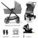Carucior kinderkraft newly, 4 in 1, moonlight grey