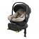 Scoica auto kinderkraft i-lite cu baza endura safe fx beige