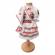 Set botez traditional fetita, trusou botez landou, lumanare si costum
