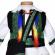 Set botez national baietel, trusou botez landou, lumanare si costum