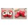 Pantofiori rosii imblaniti pentru fetite - bella (marime disponibila: 3-6 luni