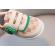 Adidasi crem pentru baietei - green teddy (marime disponibila: marimea 23)