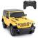 Masina cu telecomanda jeep wrangler rubicon galben scara 1:24