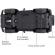Masina cu telecomanda jeep wrangler rubicon galben scara 1:24