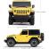 Masina cu telecomanda jeep wrangler rubicon galben scara 1:24