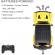 Masina cu telecomanda jeep wrangler rubicon galben scara 1:24