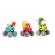 Set 3 masinute constructie monstruleti amuzanti cu frictiune