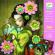 Set creativ portrete cu flori din hartie djeco