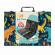 Set de desen deluxe happi hobbi art case cu 100 de accesorii dinozaur