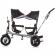 Tricicleta gemeni chipolino 2play obsidian silver
