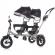 Tricicleta gemeni chipolino 2play obsidian silver