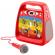 Cd player cu bluetooth si functie karaoke gogen decko, usb, mp3, microfon, rosu