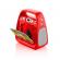 Cd player cu bluetooth si functie karaoke gogen decko, usb, mp3, microfon, rosu