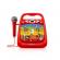 Cd player cu bluetooth si functie karaoke gogen decko, usb, mp3, microfon, rosu
