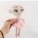 Jucarie plus ballerina cappuccina 28 cm – personaj anime, moale, roz, cappuccino assassino
