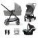Carucior copii 3 in 1 kinderkraft newly lght grey