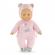 Papusa bebelus cu corp moale si parfum de vanilie sweet heart ursulet roz 30 cm