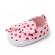 Pantofi pentru bebelusi cu imprimeu capsuni si fundita (marime disponibila: 6-9