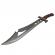 Maceta de vanatoare ideallstore®, style of persia, otel inoxidabil, 50 cm, argintiu