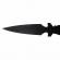 Set cutit de vanatoare si trei cutite de aruncat, black fury,ideallstore®, otel inoxidabil,teaca inclusa