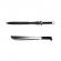 Set sabie si maceta de vanatoare, ideallstore®, pirates blade, 54 cm