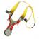 Set prastie cu laser, boloboc si 100 bile metalice 7 mm, depox®, 12 cm, metal