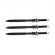 Set trei sabii de vanatoare ideallstore®, last ronin, maner textil, 68.5 cm, negru