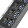 Hub 7 porturi usb 2.0, led control