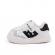 Adidasi albi cu insertii negre pentru copii - mybaby (marime disponibila: