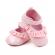 Pantofiori cu volanas din piele ecologica lacuita (marime disponibila: 6-9 luni
