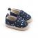 Pantofiori bleumarin tip mocasini cu stelute (marime disponibila: 6-9 luni