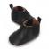 Ghetute tip chelsea, negre, pentru bebelusi (marime disponibila: 6-9 luni
