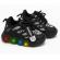 Adidasi negri cu luminite - super style (marime disponibila: marimea 24)