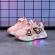 Adidasi roz cu luminite panda new style (marime disponibila: marimea 23)