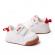 Adidasi albi cu rosu - my fashion (marime disponibila: marimea 21)
