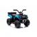 Atv electric pentru copii r-sport j9, 70x44x40 cm, varsta 1.5-4 ani, roti si scaun din plastic, putere 25w - albastru