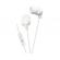 Casti jvc ha-fr15-w-ef, cu fir, in-ear, microfon, mufa in l compatibila cu