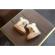 Cizme imblanite gri cu nasturel (marime disponibila: marimea 22)