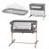 Patut co-sleeper momi smart bed 4 in 1 grey